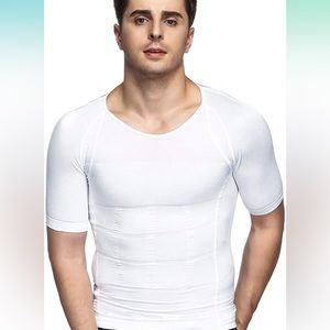 Odoland Mens Body Shaper Shirt
